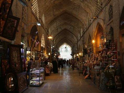 entrance to royal bazaar in isfahan iran